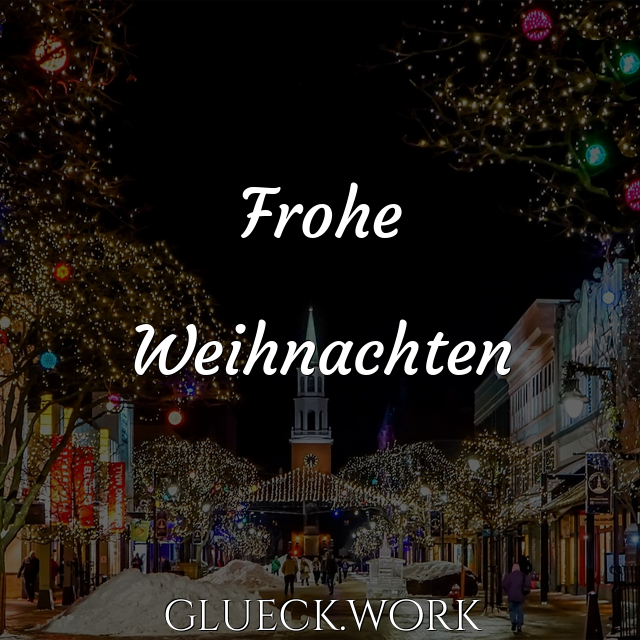 Frohe 

Weihnachten 